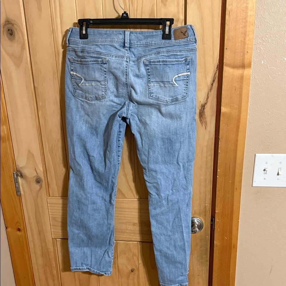 American Eagle Outfitters Light Blue Boot Cut Jeans - Picture 3 of 5